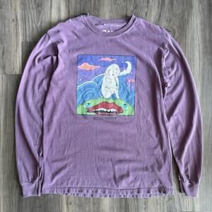 Still Woozy Kenny T-Shirt Size M Long Sleeve Purple Band Music Indie